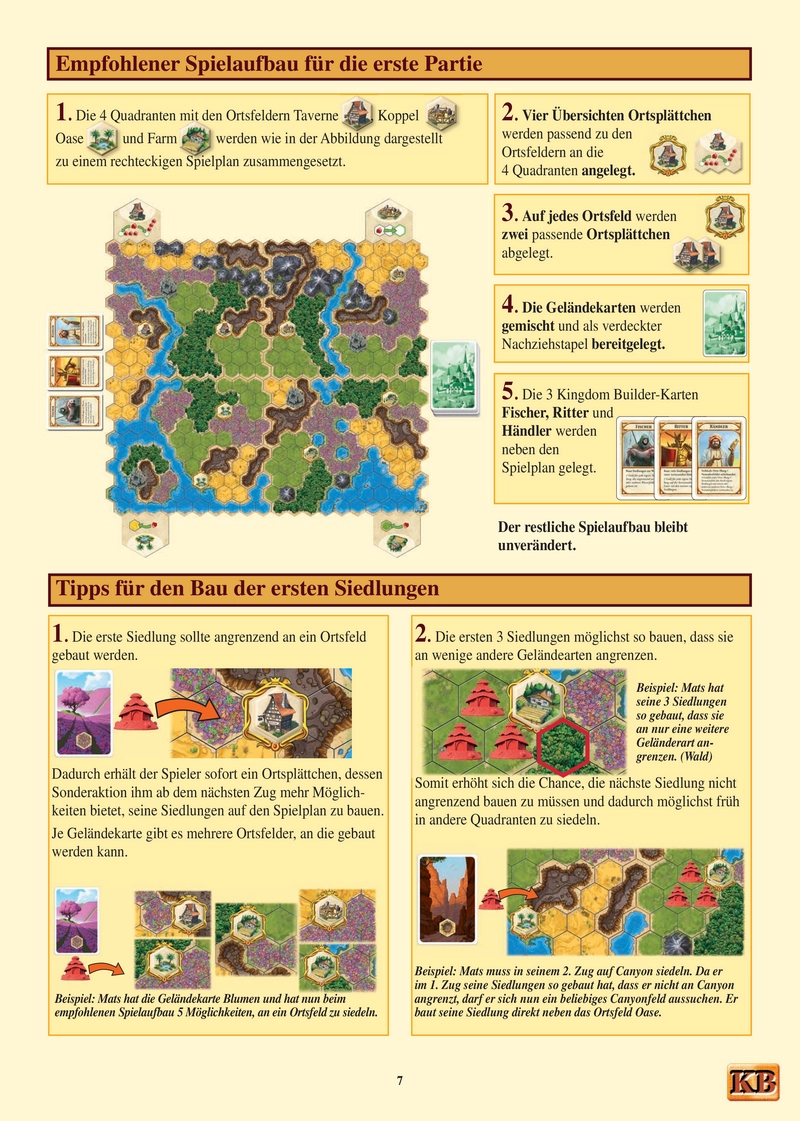 Kingdom Builder: Empire Edition - Strategisches Brettspiel für 2-5 Spieler