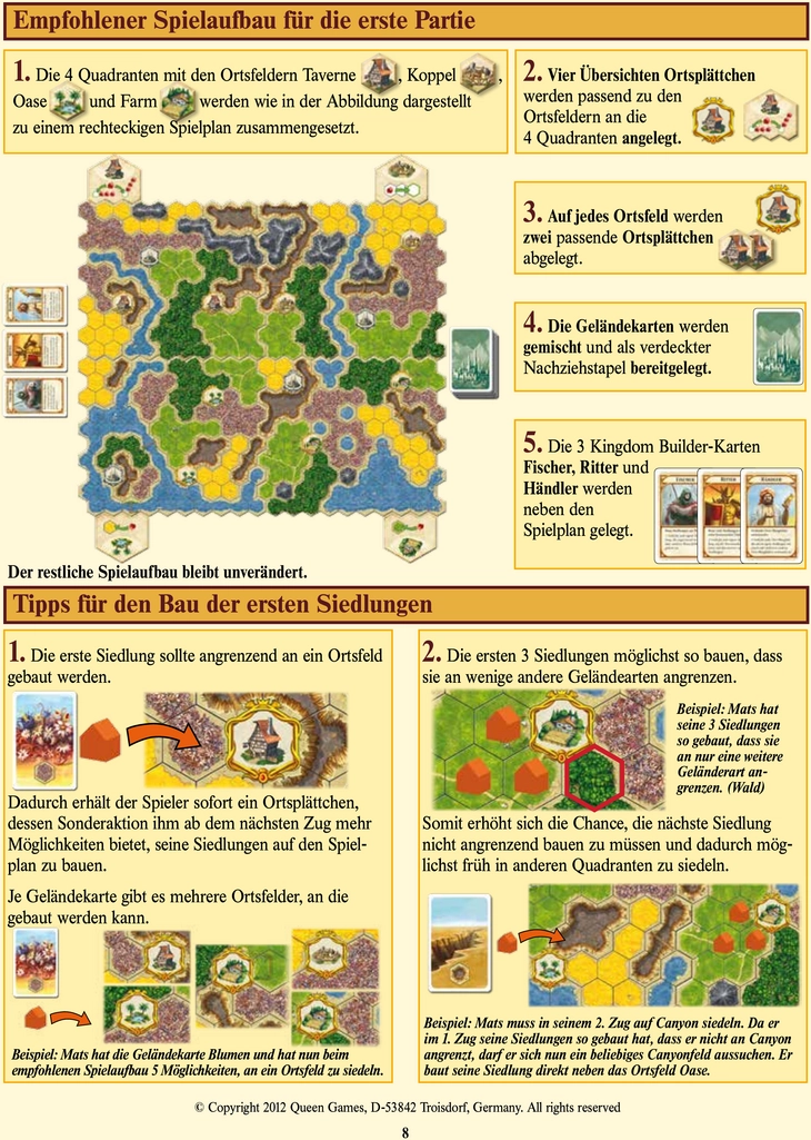 Kingdom Builder - Spielanleitung und Strategie