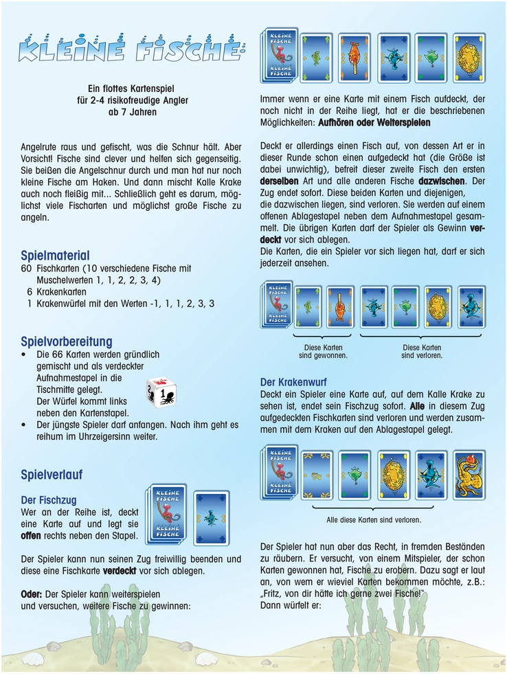 Kleine Fische - Kartenspiel für Angler ab 7 Jahren