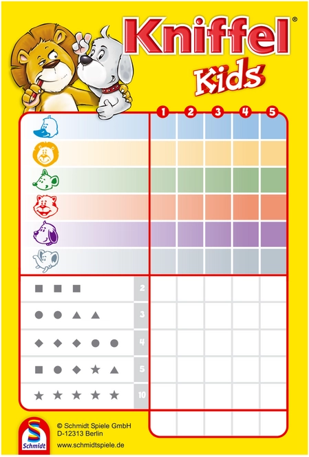Kniffel Kids - Ein spannendes Lernspiel für die ganze Familie