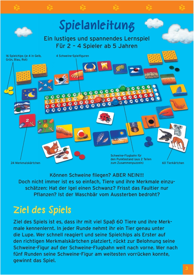 Können Schweine fliegen? - Lernspiel für Kinder ab 5 Jahren