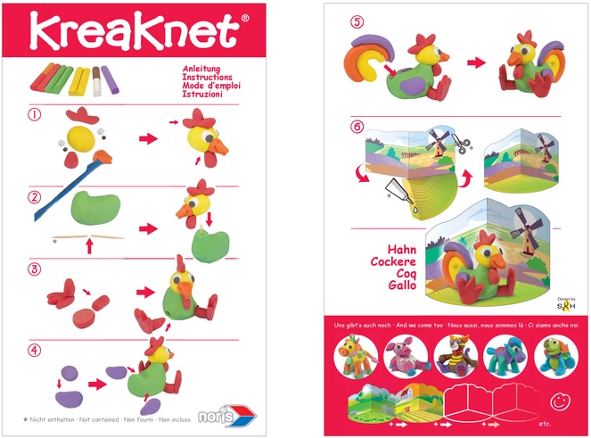 Kreaknet - Kreatives Spielen mit bunten Formen