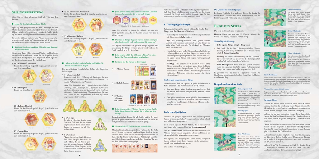 La Città - Strategisches Städtebau-Spiel Anleitung