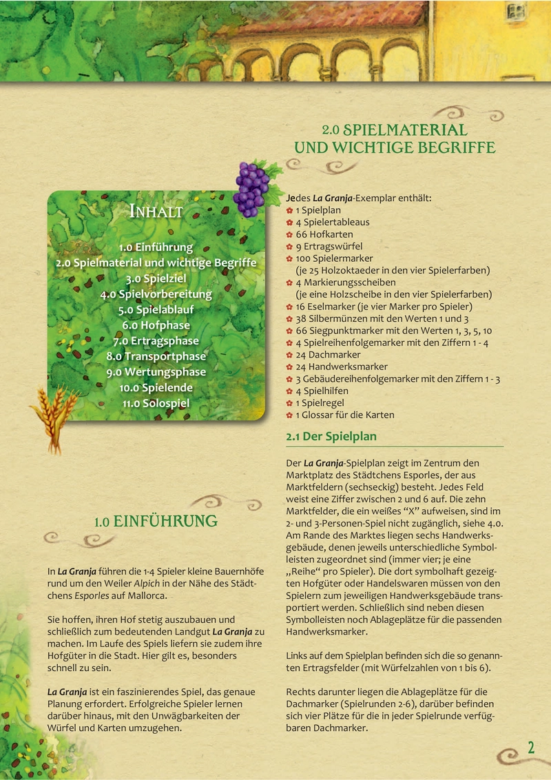 La Granja - Strategisches Brettspiel zur Farmbewirtschaftung