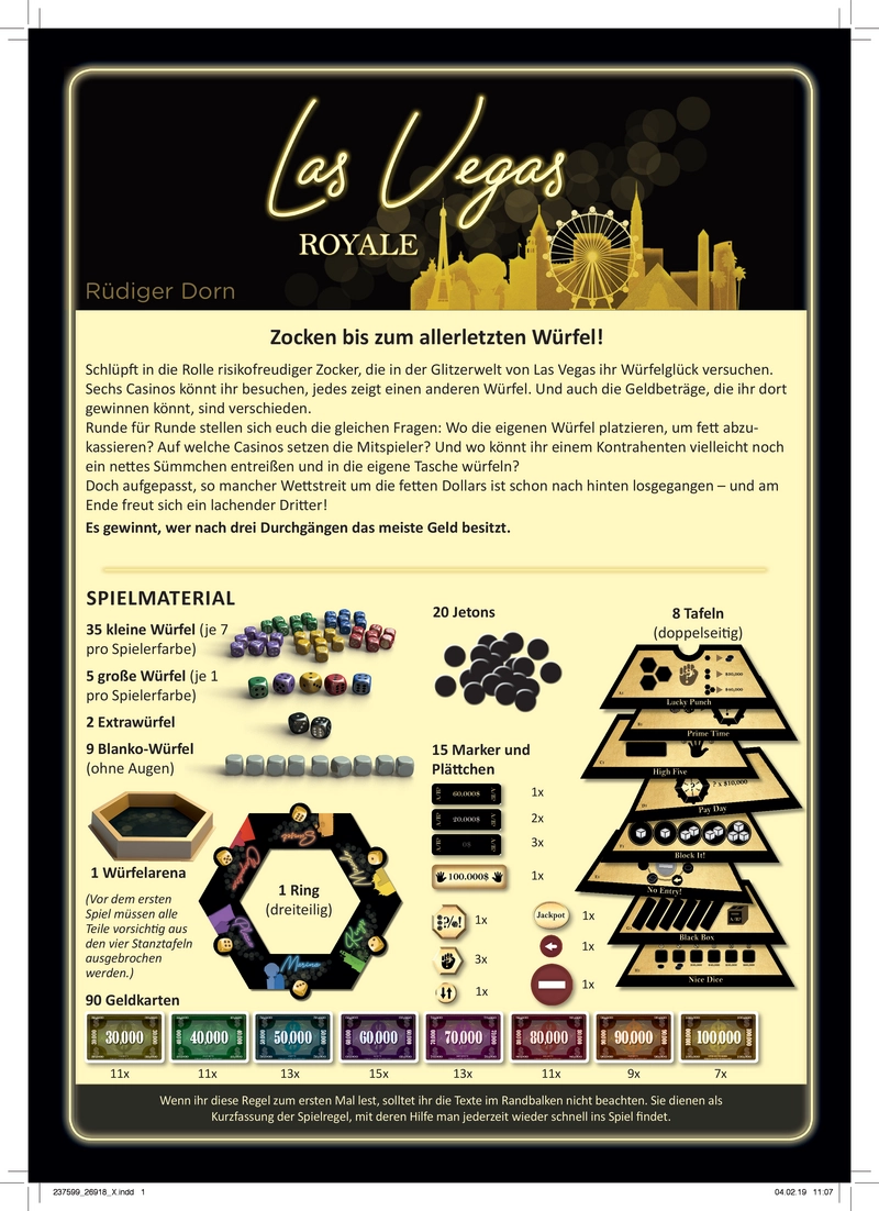 Las Vegas Royale - Würfelspiel um das große Geld