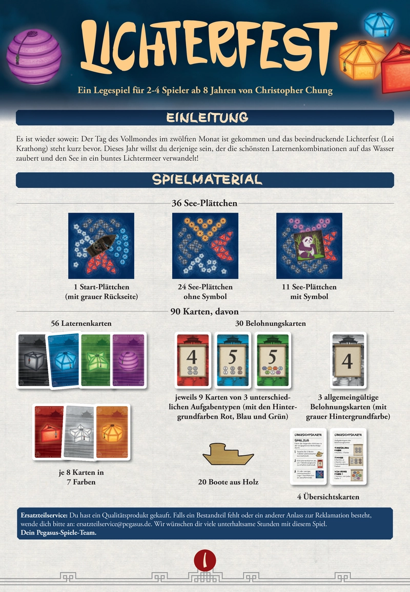 Lichterfest - Strategisches Brettspiel für die ganze Familie