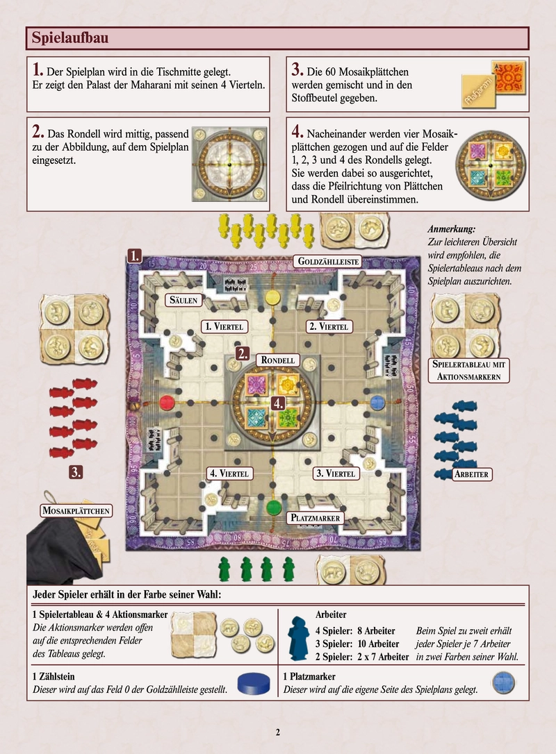 Maharani - Das faszinierende Brettspiel um das Taj Mahal