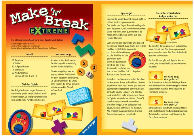Make ‚N‘ Break Extreme - Aktionsspiel für die ganze Familie