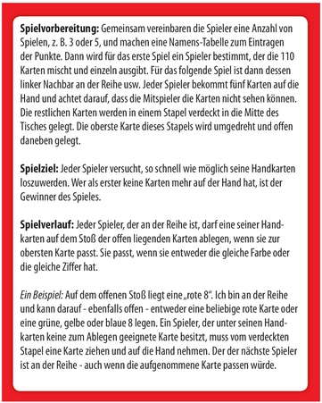 Mau Mau - Das Original Kartenspiel Anleitung