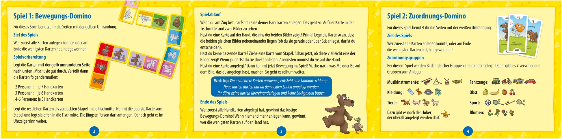 Mauseschlau & Bärenstark: Fit & Clever Spielanleitung