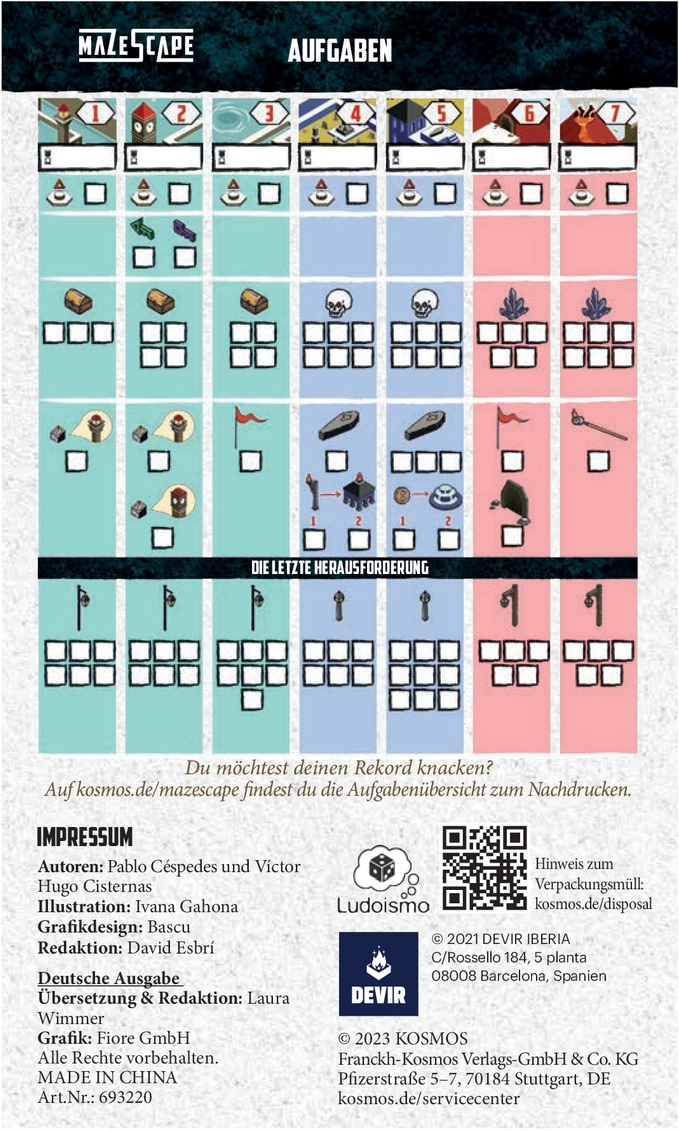 Mazesape - Labyrinth Abenteuer für die ganze Familie