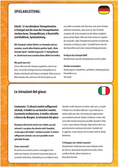 Mein Stempelspiel - Kreatives Bastelvergnügen für Kinder