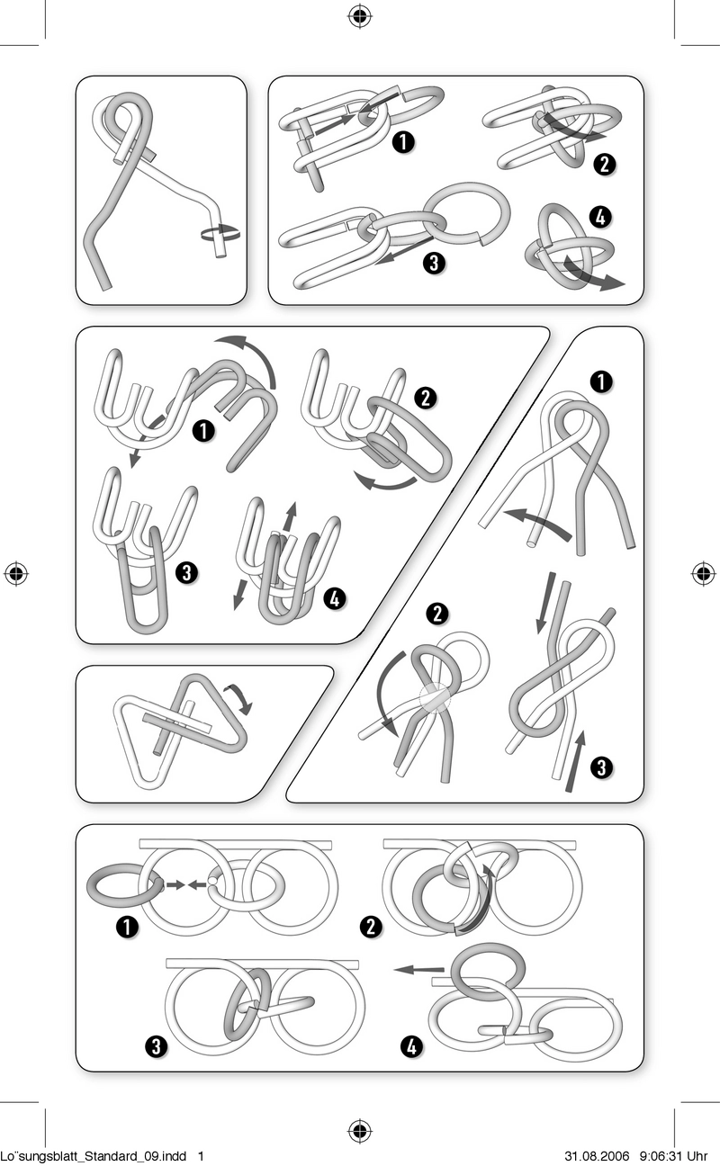 Metallknobelei - Geschicklichkeitsspiel mit Metallstäben