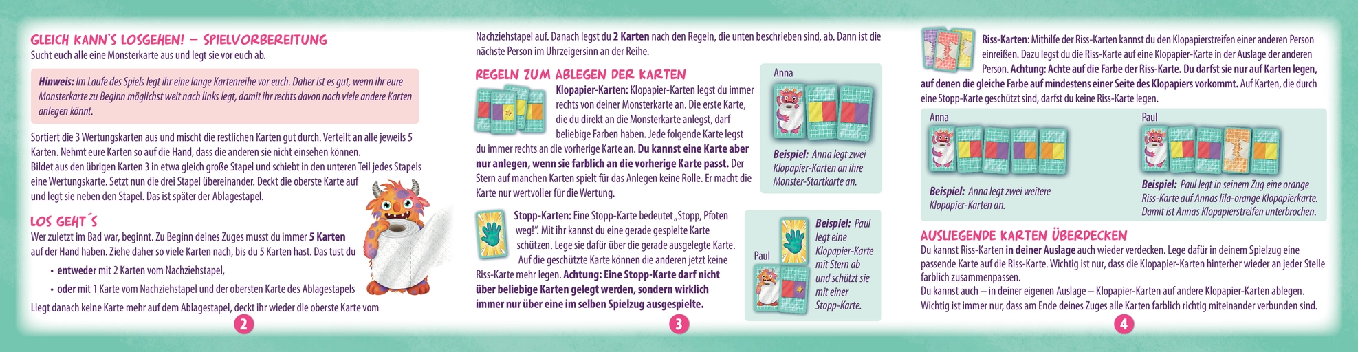 Monster-Rolle - Spannendes Kartenspiel für die ganze Familie