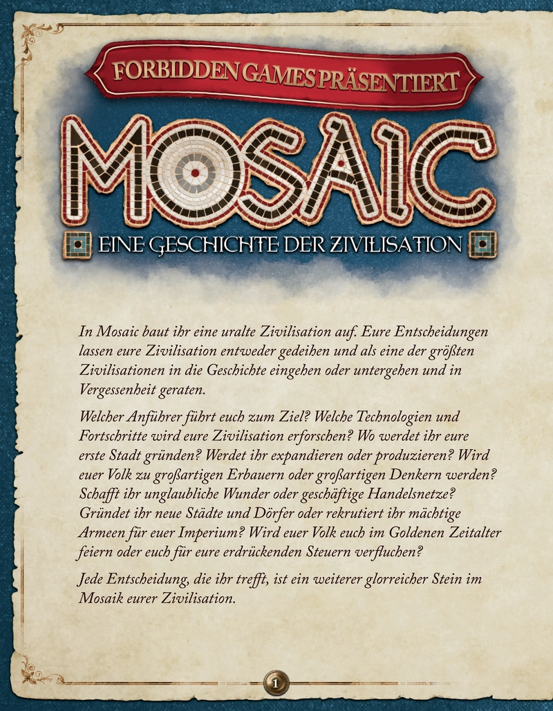 Mosaic - Eine Geschichte der Zivilisation