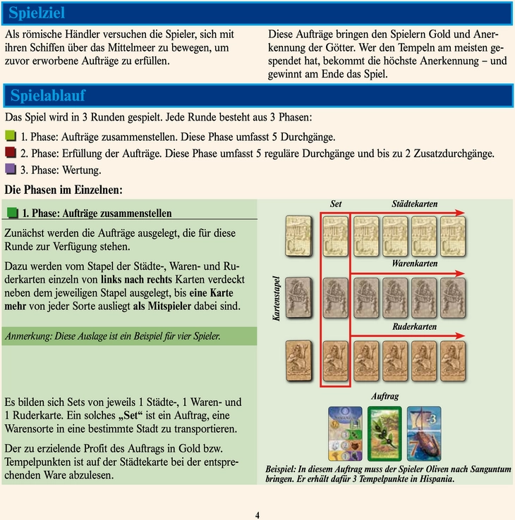 Neptun - Strategisches Brettspiel für römische Händler