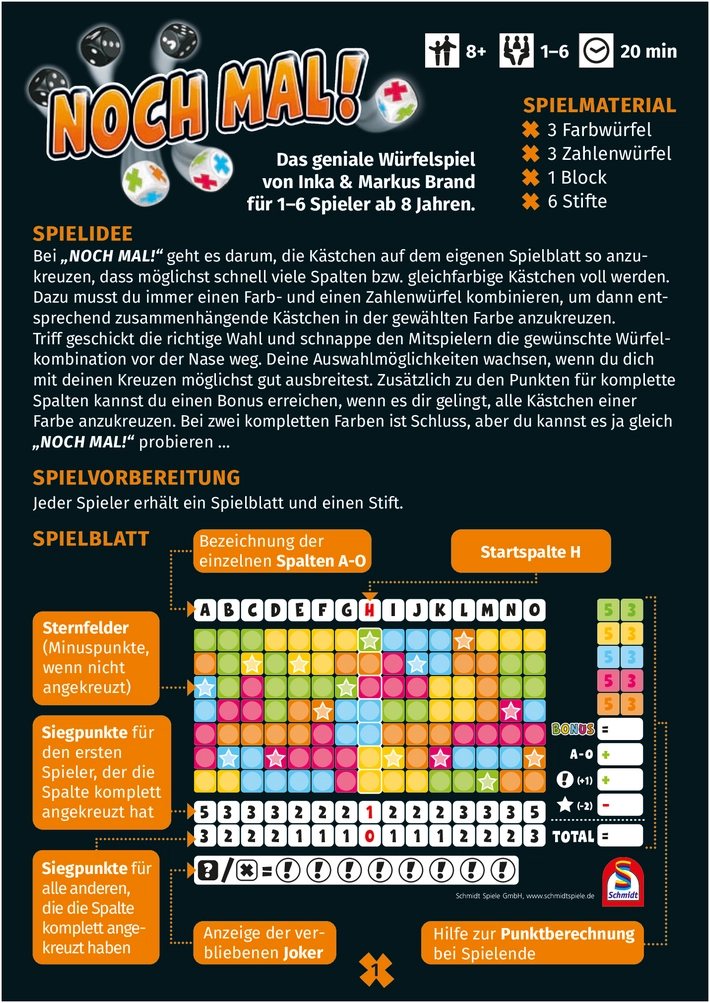 Noch Mal! - Das geniale Würfelspiel für die ganze Familie