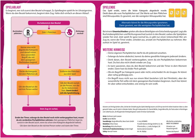 Oh My Word - Wortassoziationsspiel für 2 bis 6 Personen