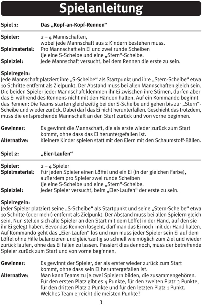 Party-Box: Über 30 Kinderspiele für Feste