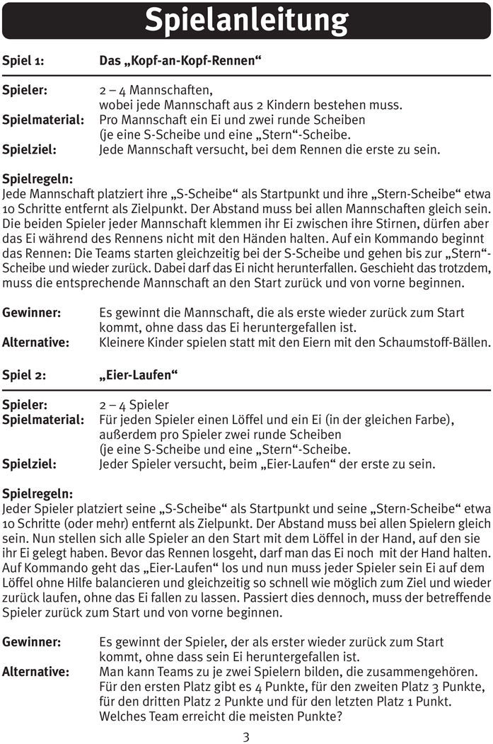 Party-Box: Über 30 Kinderspiele für Feste