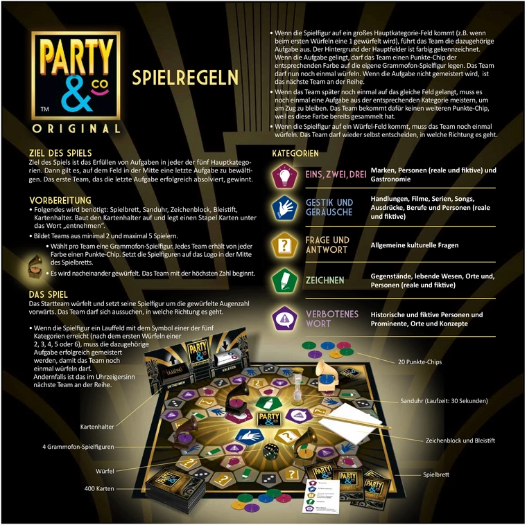 Party & Co - Das gesellige Brettspiel für jeden Anlass