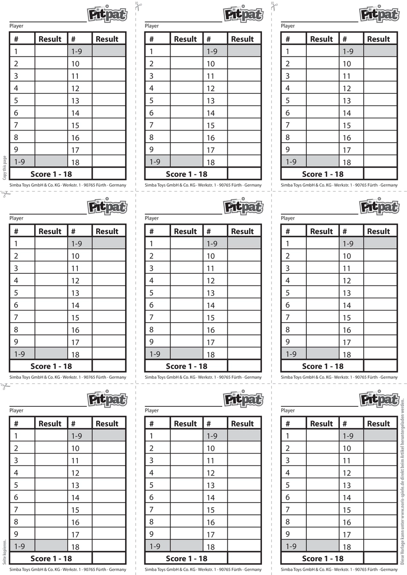 Pitpat - Geschicklichkeitsspiel für spannende Wettkämpfe