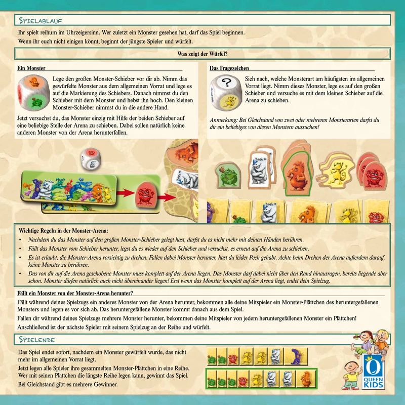 Push-a-Monster - Das spannende Monster-Schiebespiel für Kinder