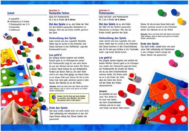 Quips - Farbenspiel für Kinder zur Förderung von Farbenkenntnis