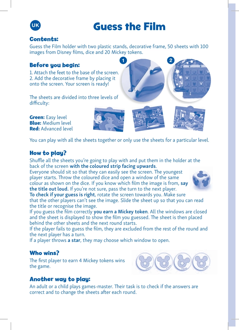 Rate den Film - Disney Ratespiel für die ganze Familie