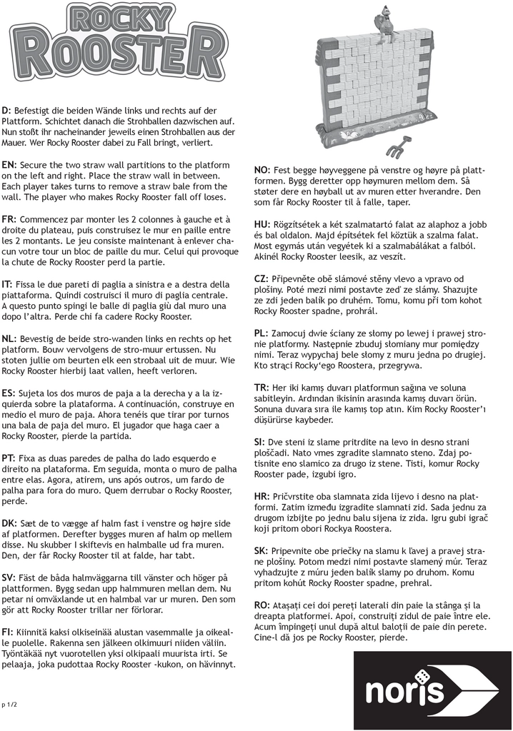 Rocky Rooster - Geschicklichkeitsspiel für die ganze Familie