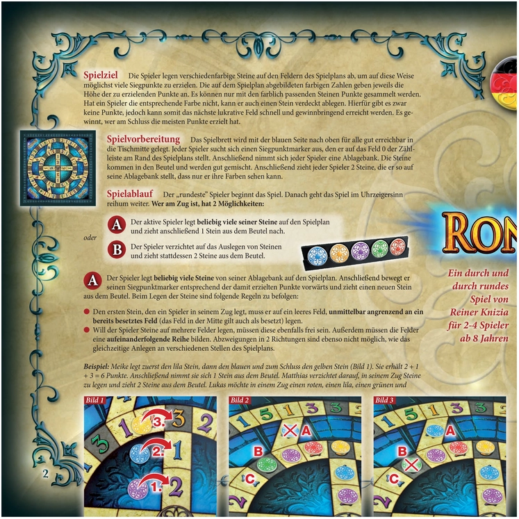 Rondo - Strategisches Spiel von Reiner Knizia