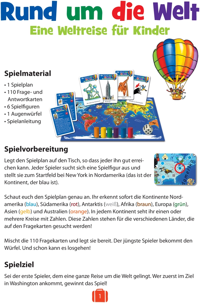 Rund um die Welt - Eine Weltreise für Kinder