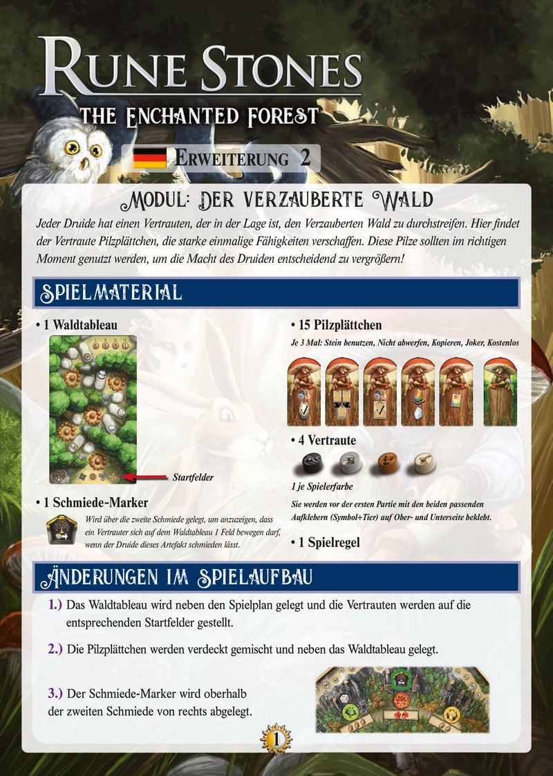 Rune Stones: Der Verzauberte Wald Spielanleitung