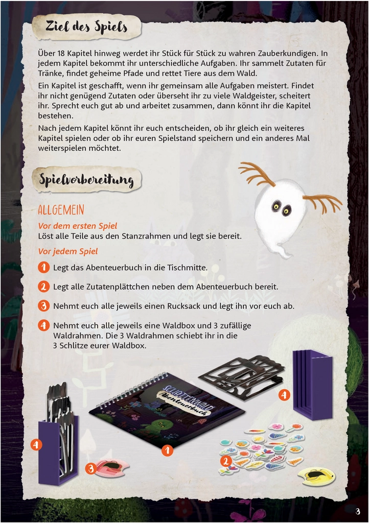 Schattenwald - Spielanleitung für Kinder ab 7 Jahren