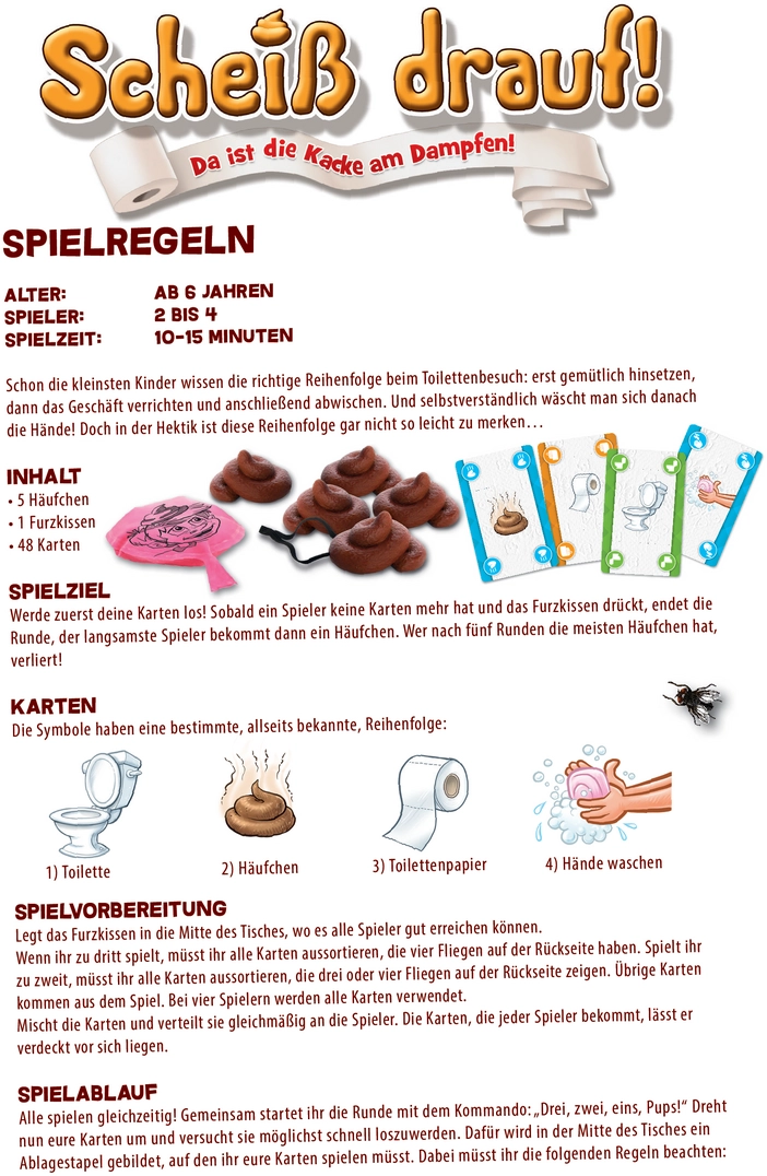 Scheiß drauf! - Lustiges Partyspiel für schnelle Reaktionen