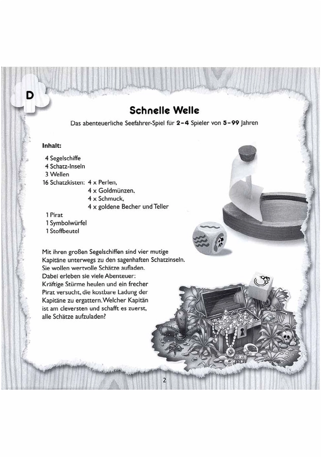 Schnelle Welle - Abenteuerliches Seefahrer-Spiel für Kinder und Familien