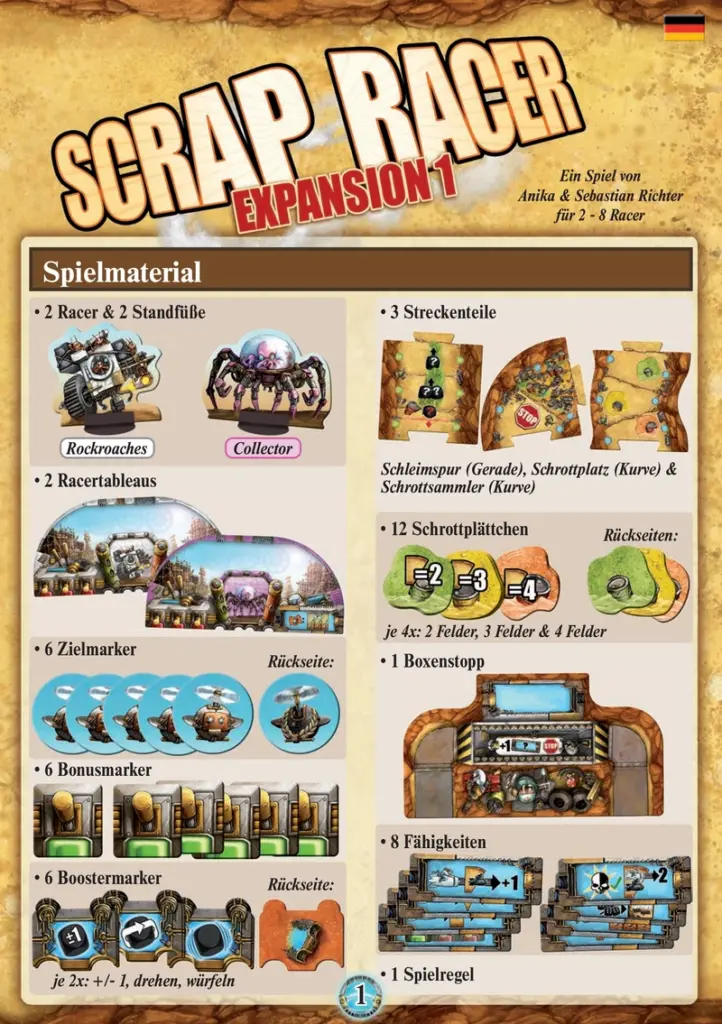 Scrap Racer - Erweiterung 1 für spannende Rennspiele