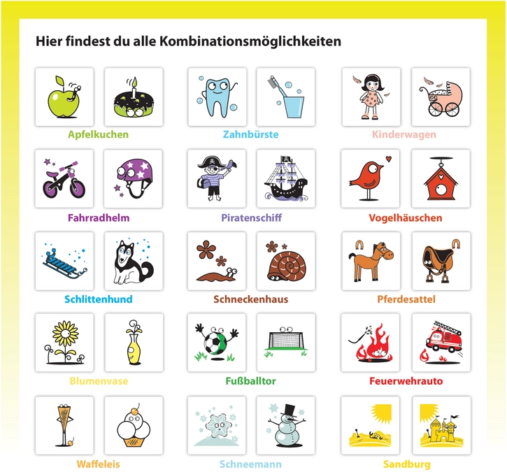 Silhouette Junior - Gedächtnisspiel für Kinder
