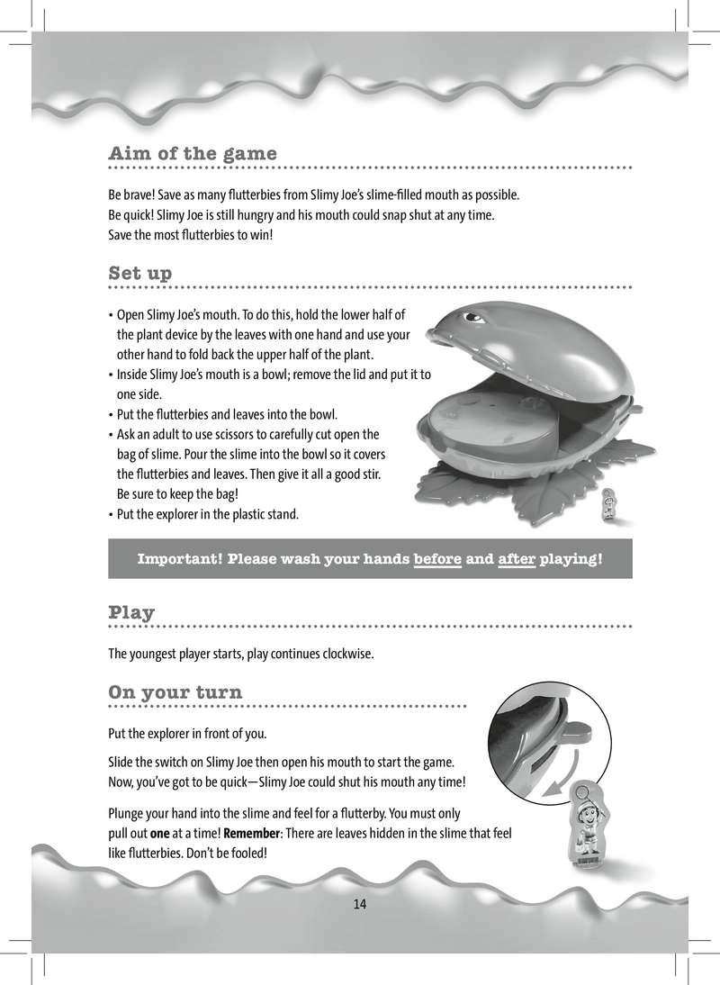 Slimy Joe - Das glibberige Schleim-Spiel für mutige Forscher