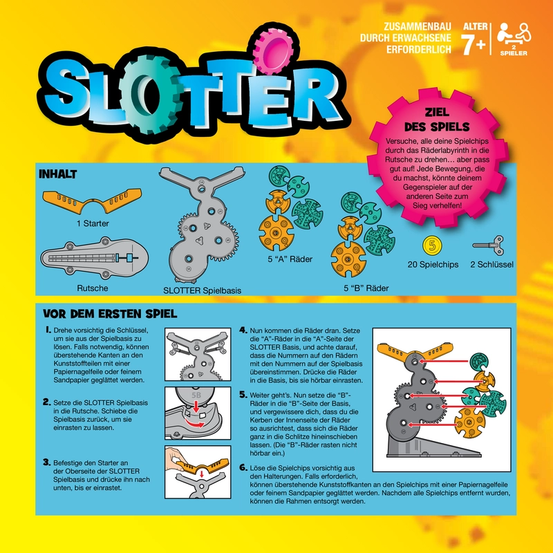 SLotter - Das spannende Räderlabyrinth Spiel für die ganze Familie