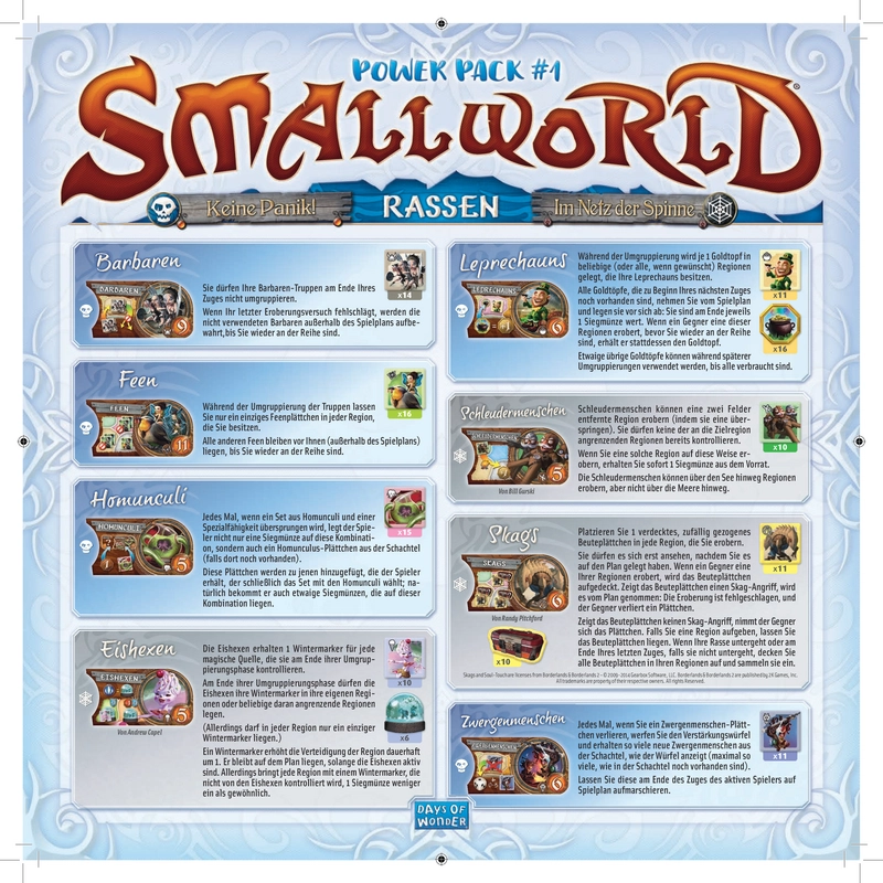 Small World - Power Pack #1: Rassen und Spezialfähigkeiten