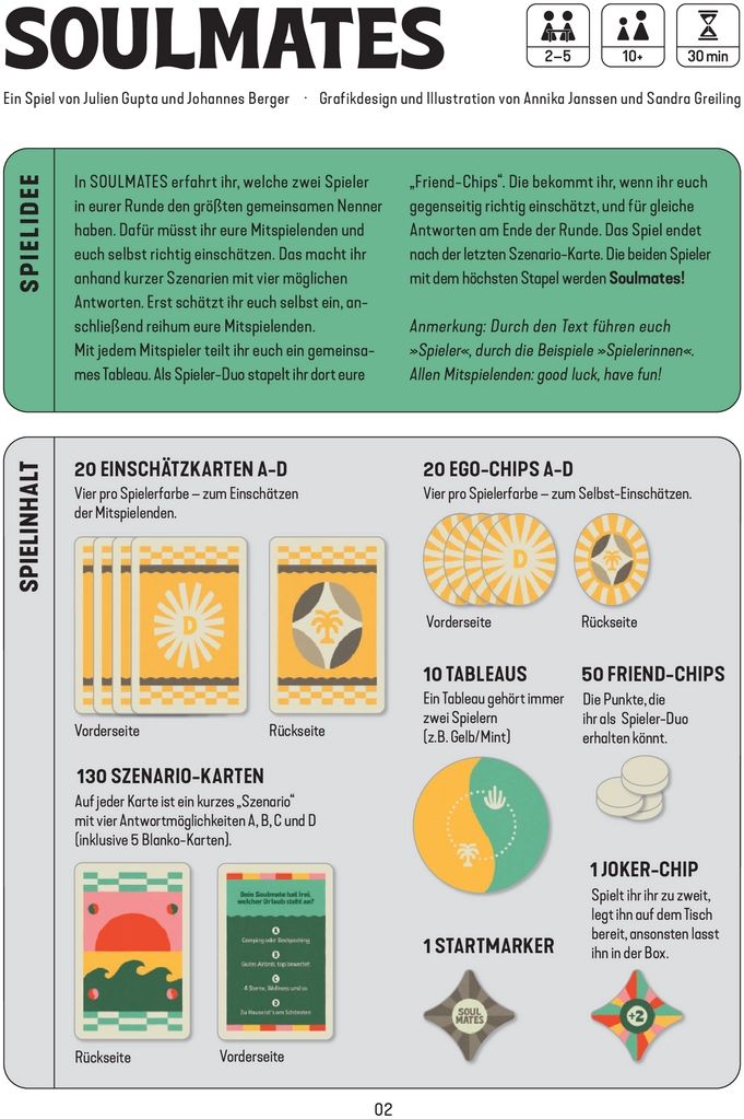 SOULMATES - Ein Gesellschaftsspiel für Freunde und Familie