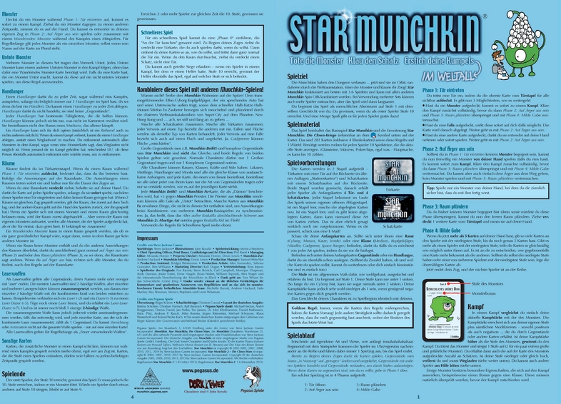 Star Munchkin - Tötet die Monster, Holt den Schatz, Erschlagt eure Kumpels