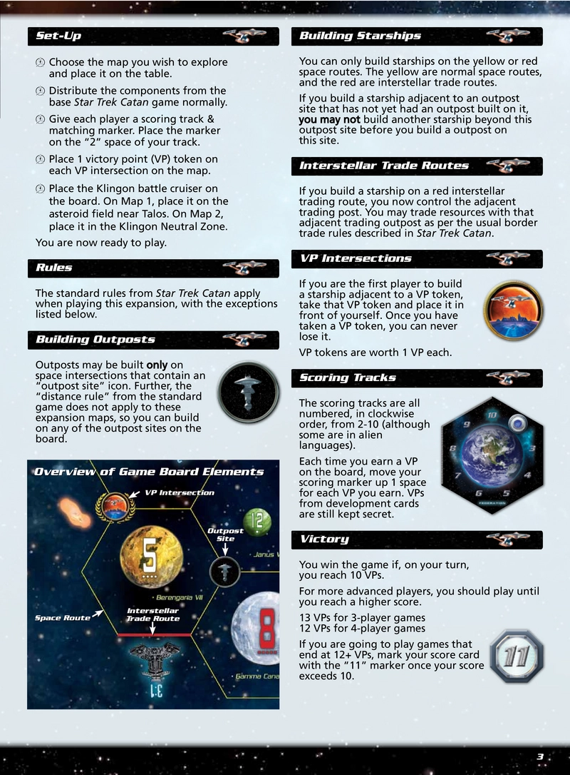 Star Trek: Federation Space - Regeln und Anleitung für das Brettspiel