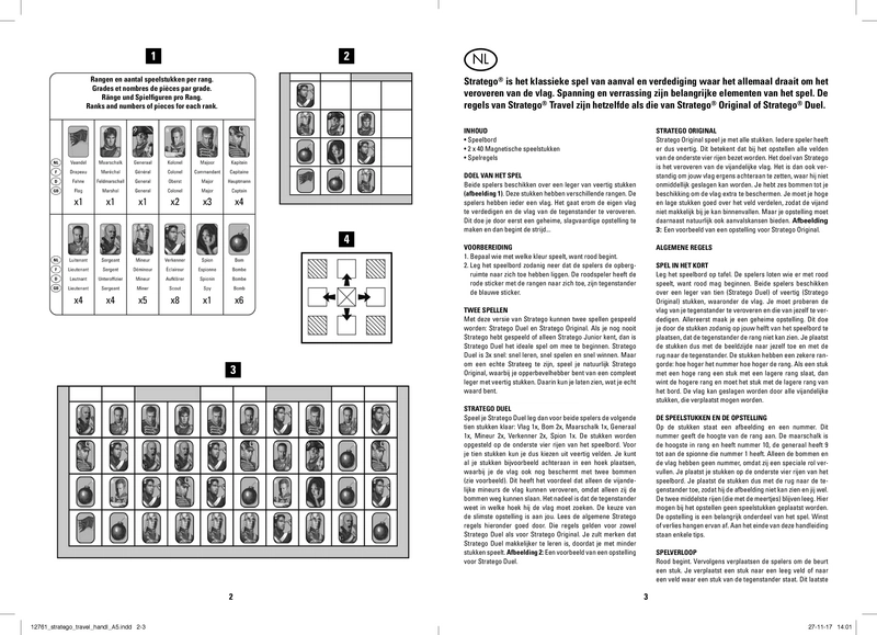 Stratego Original Spielanleitung und Regeln