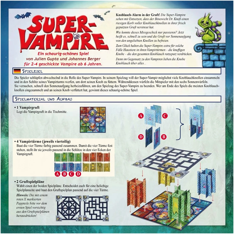 Super-Vampire - Ein schaurig-schönes Vampirspiel für die ganze Familie