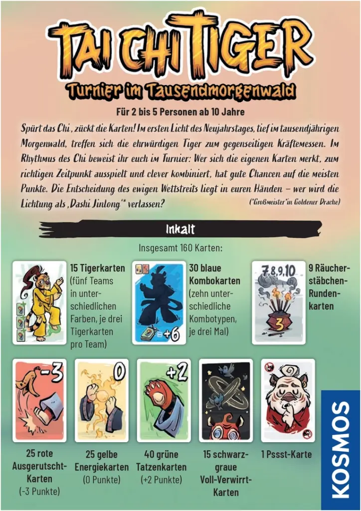 Tai Chi Tiger - Turnier im Tausendmorgenwald Anleitung