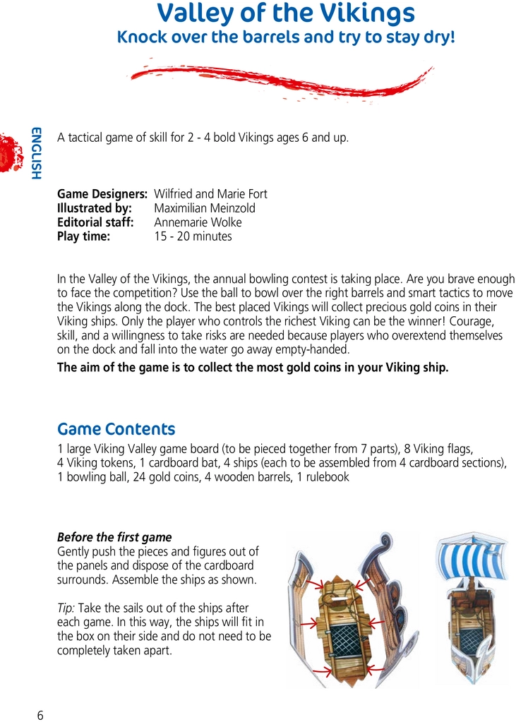 Tal der Wikinger - Geschicklichkeitsspiel für mutige Wikinger