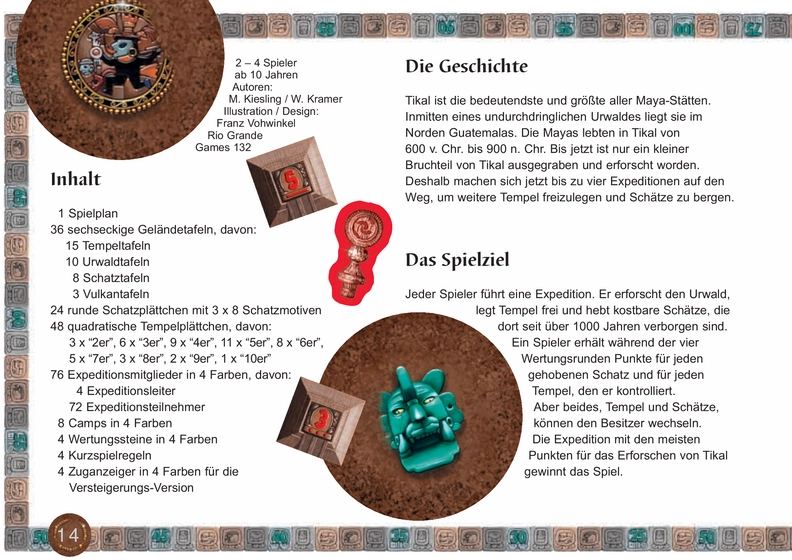 Tikal - Strategisches Brettspiel im Dschungel