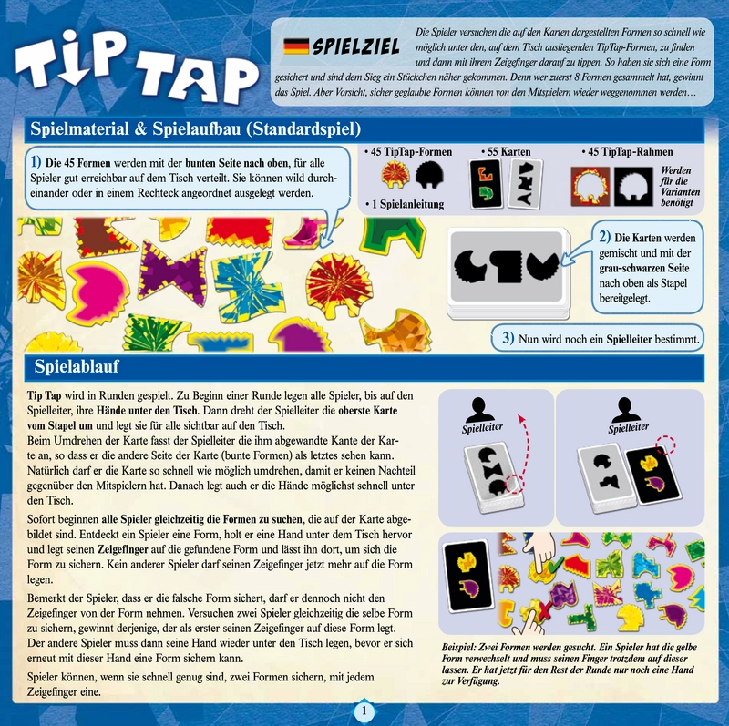 Tip Tap - Ein schnelles Geschicklichkeitsspiel für die ganze Familie